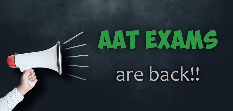 AAT Exams Are Back